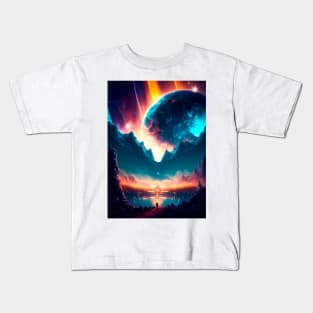 Cosmic Chaos Kids T-Shirt